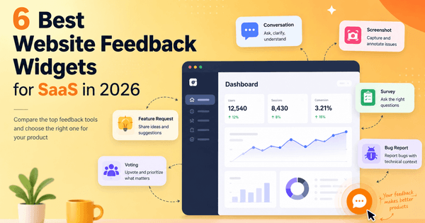 6 Best Website Feedback Widgets for SaaS in 2026